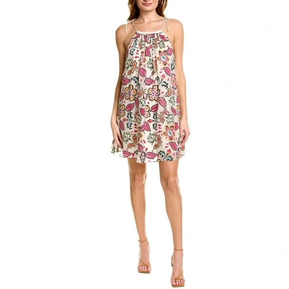 RAG & BONE Bailey Floral Print Georgette Mini Dress with Pockets Size XS NWT - Picture 11 of 12